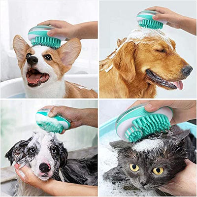 Pet Silicone Massage Shampoo Bath Brush