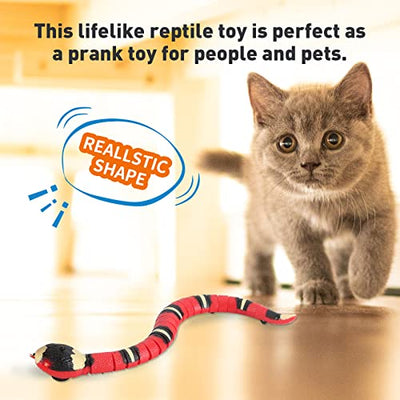 Cat Interactive Smart Sensing Snake Toy
