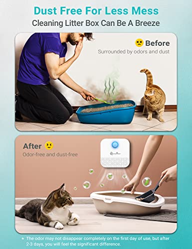Cat Rechargeable Litter Deodorizer Odor Eliminator