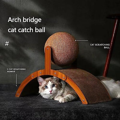 Cat Ferris Wheel Scratch Board Post Arch Bridge