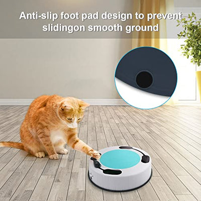 Electronic Cat Scratching Pad With Interactive Mice Toy