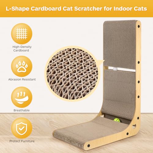Cat Solid L Shape Cardboard Scratcher