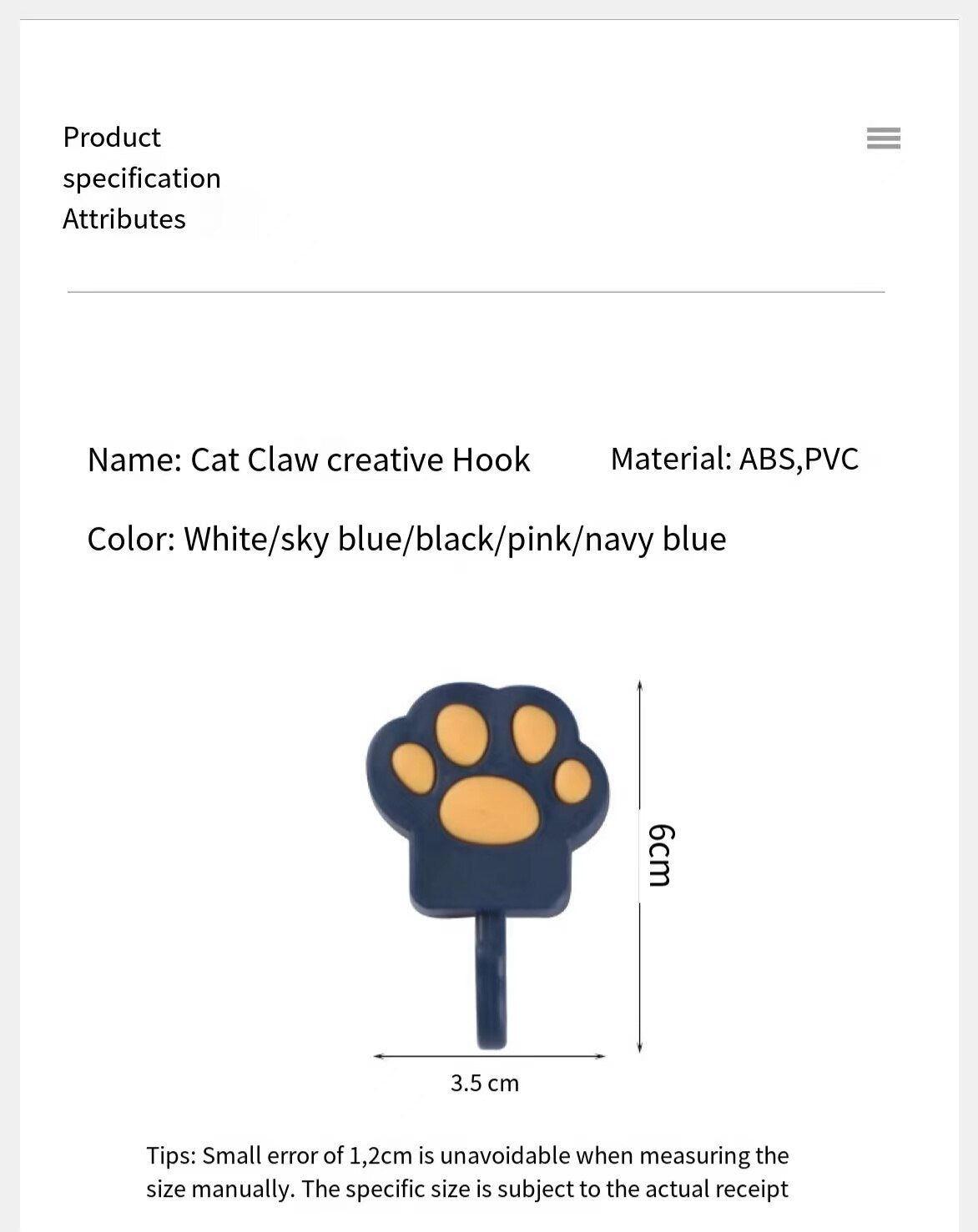 Creative Cute Wink Cat Hooks,Creative Adhesive  