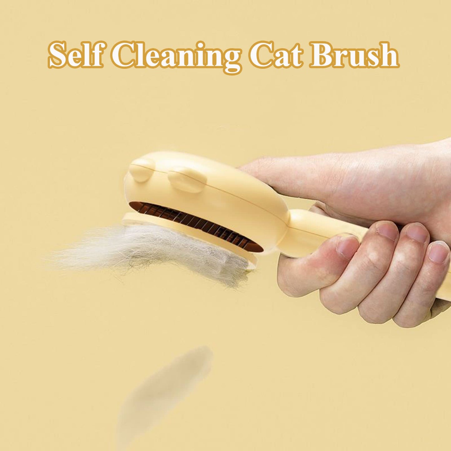 Pet Self-Cleaning Fur Remover Grooming Brush