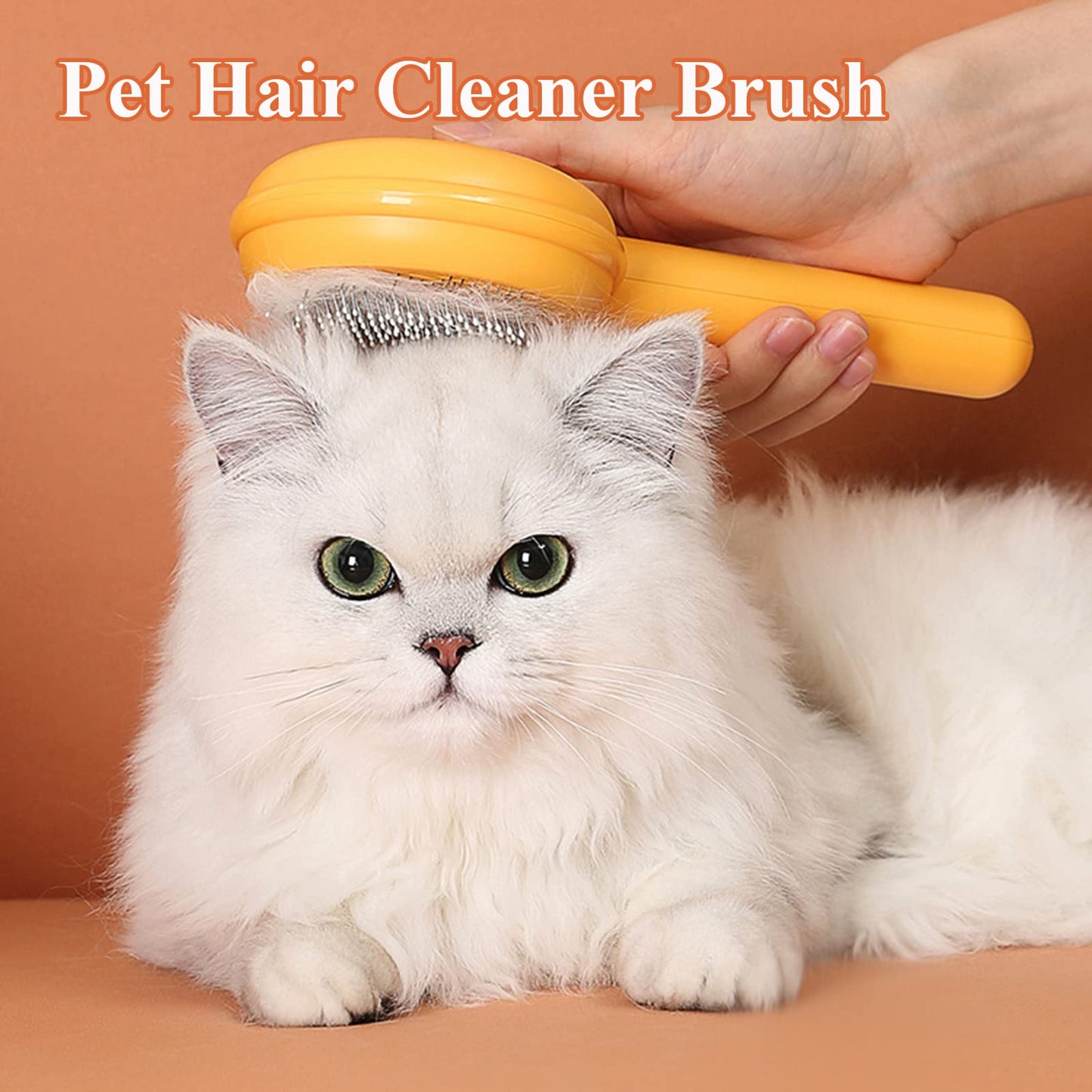 Pet Self-Cleaning Fur Remover Grooming Brush