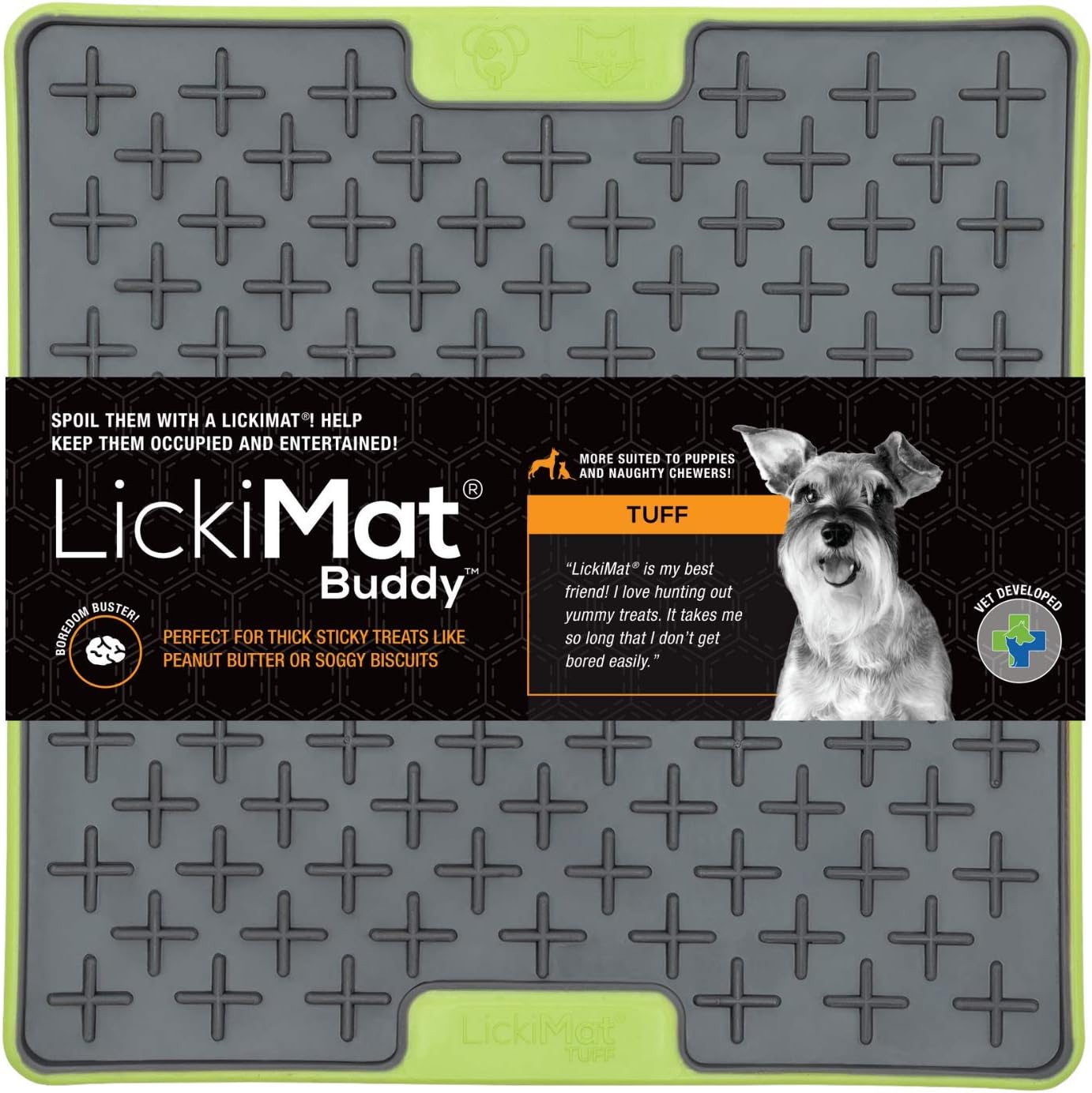 Lickimat Tuff Heavy-Duty  Dog Slow Feeder Soother