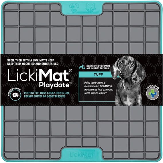 Lickimat Tuff Heavy-Duty  Dog Slow Feeder Soother