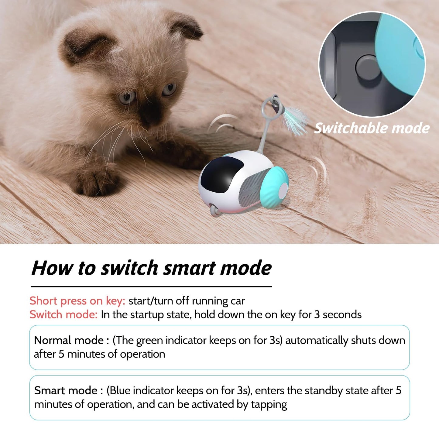 Cat Smart Automatic Mobile Mouse Toy