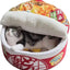 Ramen Noodle Super Soft Cat Hideaway Bed