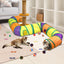 Cat Interactive L Shape Collapsible Rainbow Tunnel Play Set