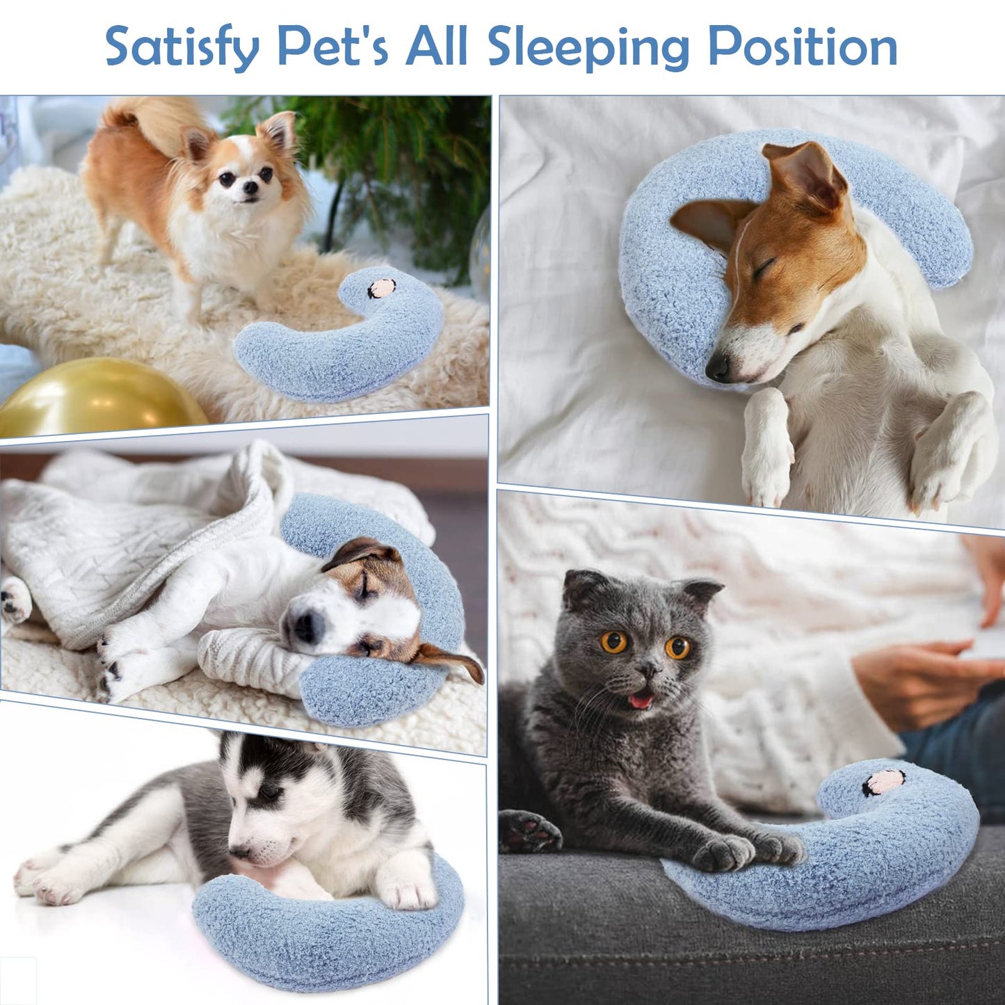 Pet Soft Neck Plush Pillow