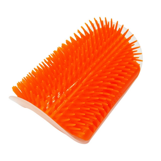 Cat Corner Scratcher Self-Grooming Brush