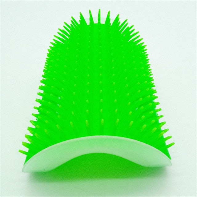 Cat Corner Scratcher Self-Grooming Brush