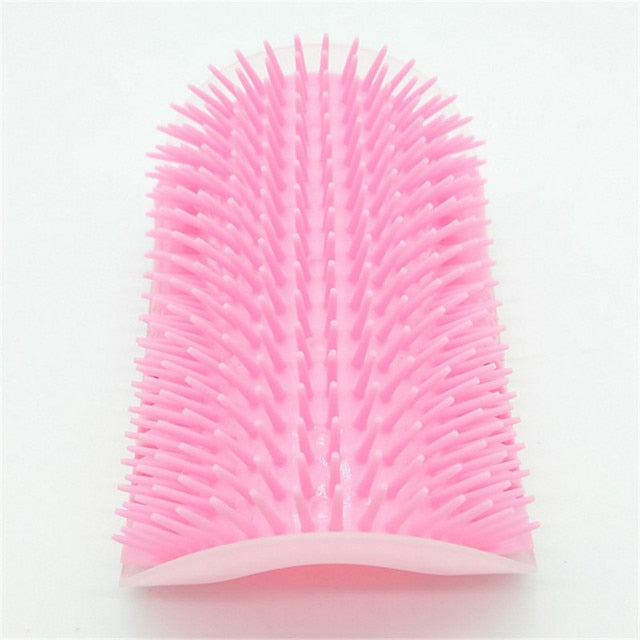 Cat Corner Scratcher Self-Grooming Brush