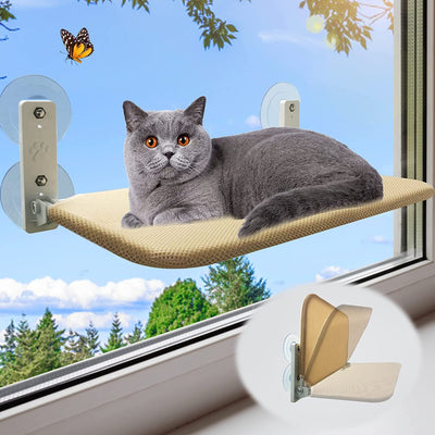 Foldable Cat Window Perch Hammock With Strong Suction Cups
