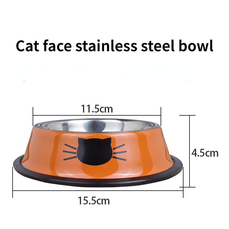 Stainless Steel Nonslip Pet Feeder Bowls
