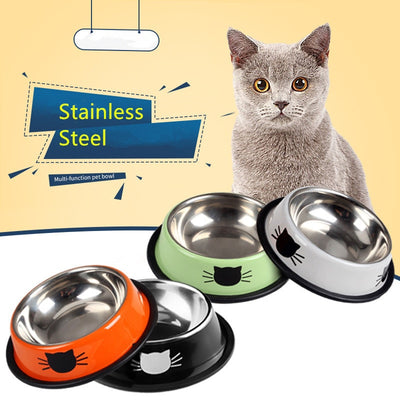 Stainless Steel Nonslip Pet Feeder Bowls