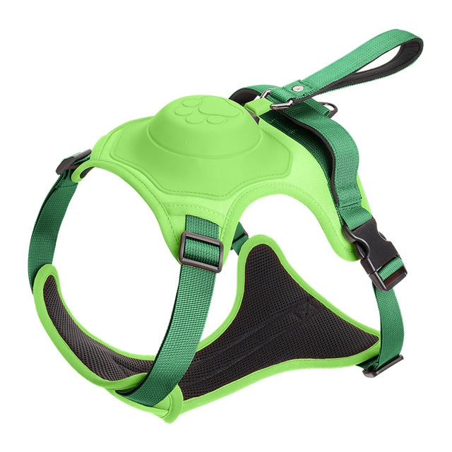 All-In-One Retractable No Pull Dog Harness